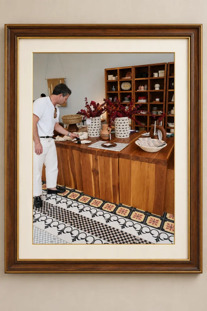 Nate Berkus entdeckt Wohnaccessoires und sammelt frühe Inspiration für seine Leidenschaft für Innendesign.